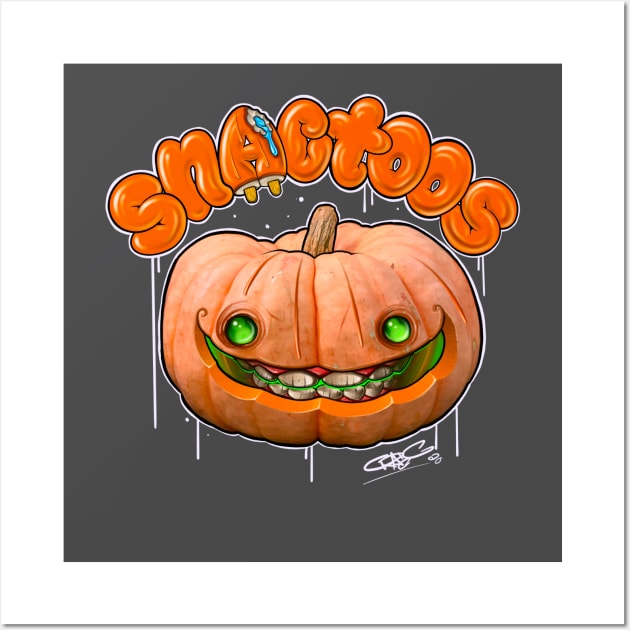 Pumpkin Wall Art by skinwerks